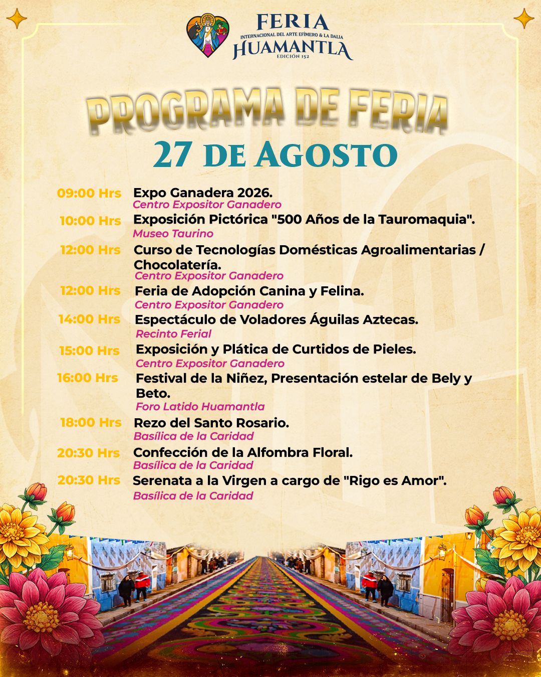 Huamantla vive un día lleno de alegría para las niñas y los niños en su feria